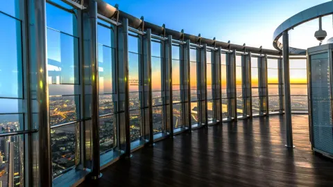 At The Top, Burj Khalifa Non-prime + Dubai Aquarium and Under water zoo